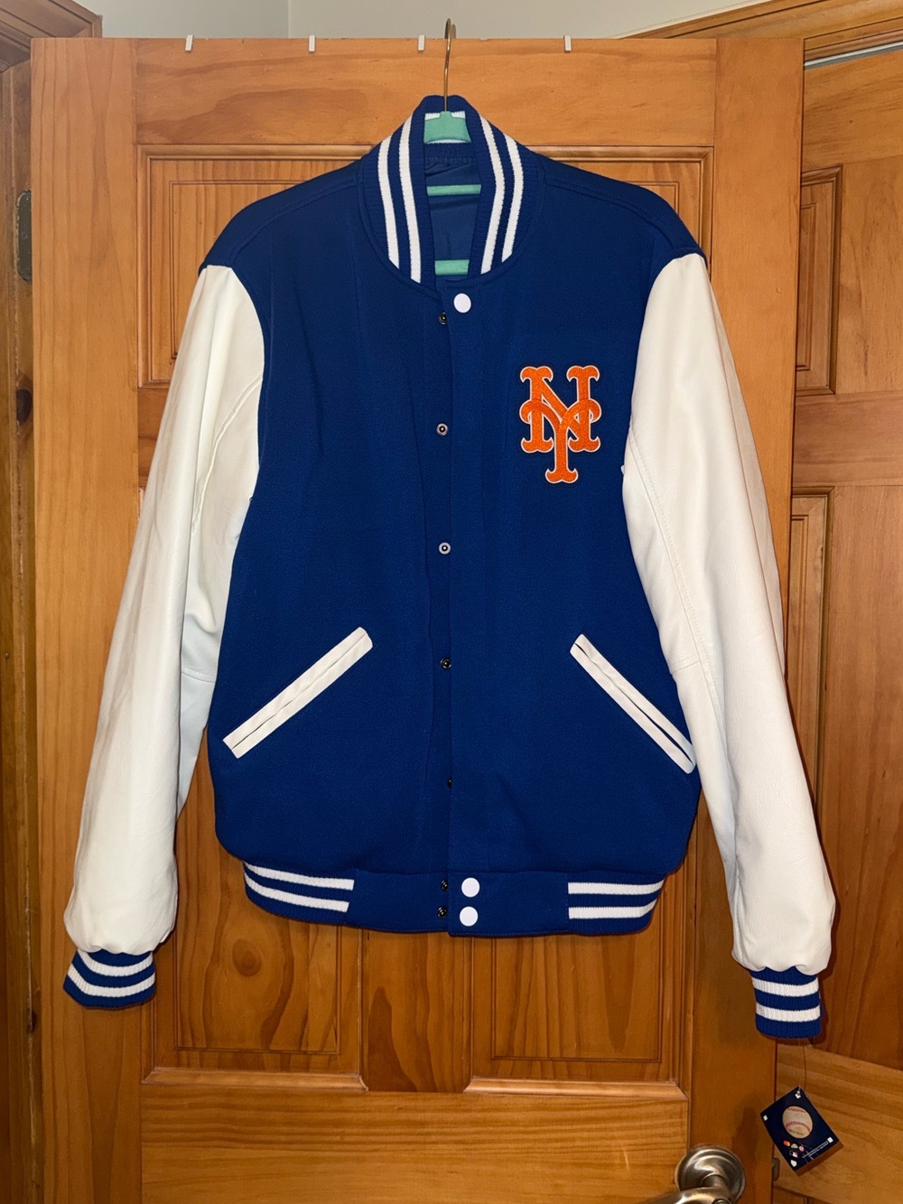 New York Mets JH Design Reversible Fleece Jacket